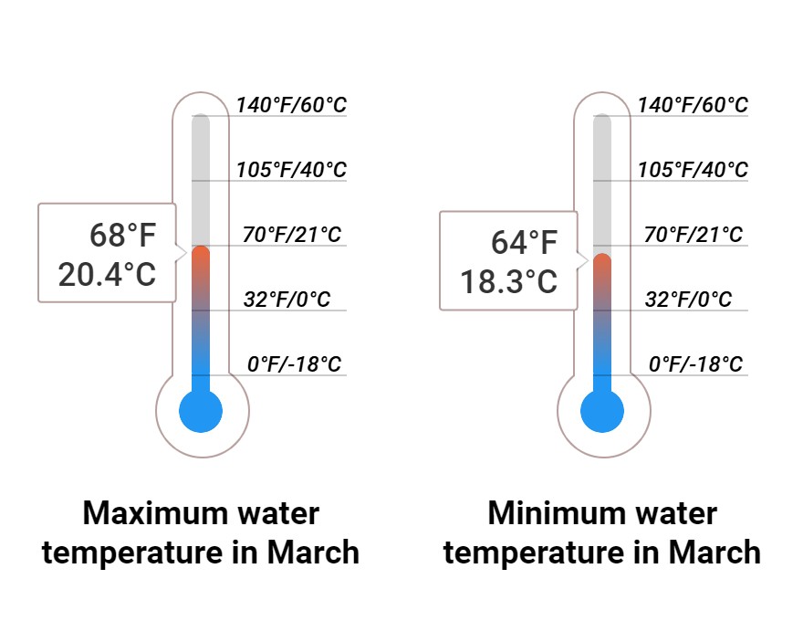 Average Sea temperature